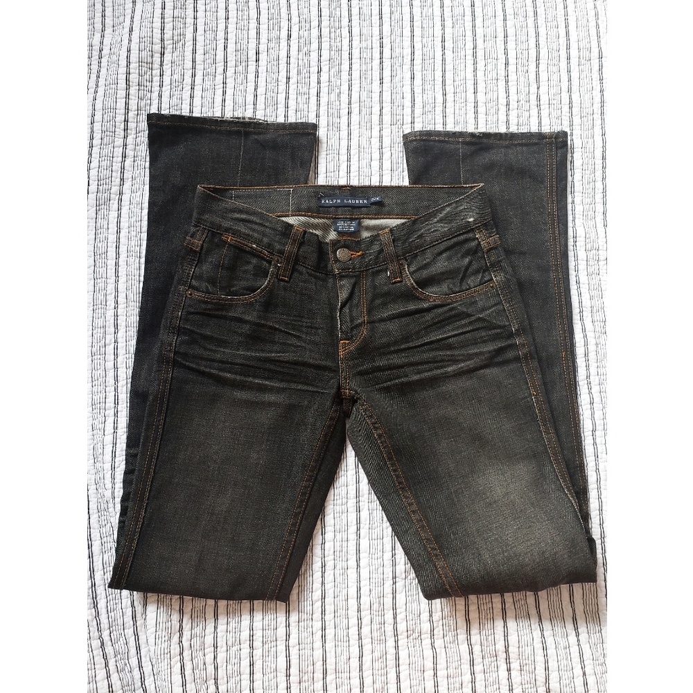 Vintage Ralph Lauren Dark Wash Dungarees 25/32